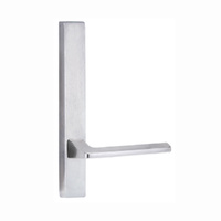 Lockwood Door Handle Square End Plate With 178 Lever Satin Chrome 4805/178SC