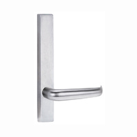 Lockwood Door Handle Square End Plate With 180 Lever Satin Chrome 4805/180SC