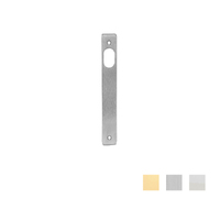 Lockwood 4900 Square End Plate with Cylinder Hole - Available in Various Finishes