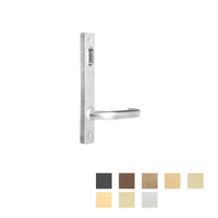 Lockwood 4901 Square End Plate With Cylinder Hole & 70 Lever - Available in Various Finishes