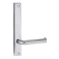 Lockwood 4905 Square End Plate with 102 Lever Satin Chrome 4905/102SC