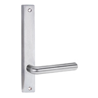 Lockwood 4905 Square End Plate with 104 Lever Satin Chrome 4905/104SC