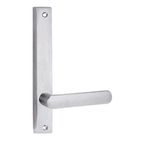 Lockwood 4905 Square End Plate with 106 Lever Satin Chrome 4905/106SC