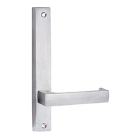 Lockwood 4905 Square End Plate with 112 Lever Satin Chrome 4905/112SC