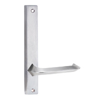 Lockwood 4905 Square End Plate with 116 Lever Satin Chrome 4905/116SC