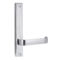 Lockwood 4905 Square End Plate with 131 Lever Satin Chrome 4905/131SC