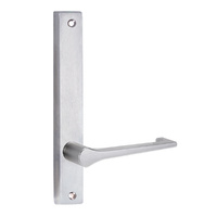 Lockwood 4905 Square End Plate with 145 Lever Satin Chrome 4905/145SC