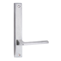 Lockwood 4905 Square End Plate with 178 Lever Satin Chrome 4905/178SC