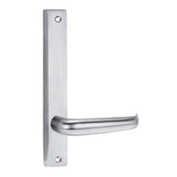 Lockwood 4905 Square End Plate with 180 Lever Satin Chrome 4905/180SC