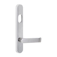 Lockwood 5601 Round End Plate With Cylinder Hole and 59 Lever Satin Chrome 5601/59SC