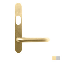 Lockwood 5601 Round End Plate with Cylinder Hole and 70 Lever - Available in Various Finishes