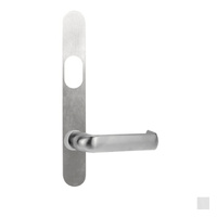 Lockwood 5601 Round End Plate with Cylinder Hole and 77 Lever - Available in Various Finishes