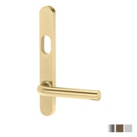 Lockwood 5601 Round End Plate with Cylinder Hole and 97 Lever - Available in Various Finishes