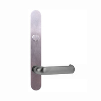 Lockwood Door Handle Round End Plate With Emergency Turn & 77 Lever Chrome Plate 5603/77CP