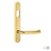 Lockwood 5701 Round End Plate with Cylinder Hole and 77 Lever - Available in Various Finishes
