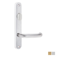 Lockwood 5704 Round End Plate With Turn and 70 Lever - Available in Various Finishes