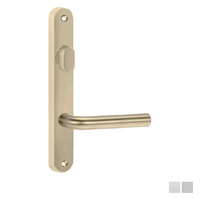 Lockwood 5704 Round End Plate With Turn and 97 Lever - Available in Various Finishes