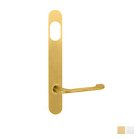 Lockwood 5801 Round End Plate With Cylinder Hole & 115 Lever - Available in Various Finishes