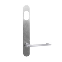 Lockwood 5801 Round End Plate With Cylinder Hole & 132 Lever Satin Chrome 5801/132SC