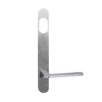 Lockwood 5801 Round End Plate With Cylinder Hole & 178 Lever Satin Chrome 5801/178SC