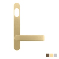 Lockwood 5801 Round End Plate with Cylinder Hole and 59 Lever - Available in Various Finishes