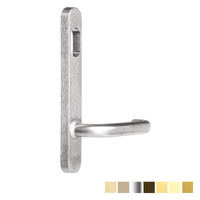 Lockwood Round End Plate with Cylinder Hole & 70 Lever - Available in Various Finishes