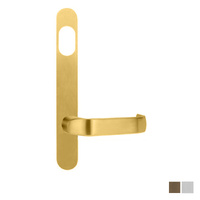 Lockwood 5801 Round End Plate with Cylinder Hole and 74 Lever - Available in Various Finishes