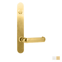 Lockwood 5803 Round End Plate with Emergency Turn and 77 Lever - Available in Various Finishes
