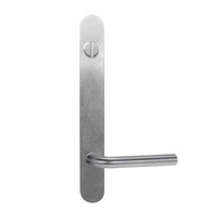 Lockwood 5803 Round End Plate With Emergency Turn & 97 Lever Satin Chrome 5803/97SC
