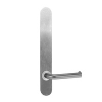 Lockwood 5805 Round End Plate With 102 Lever Satin Chrome 5805/102SC