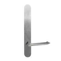 Lockwood 5805 Round End Plate With 116 Lever Satin Chrome 5805/116SC