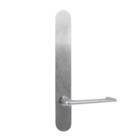 Lockwood 5805 Round End Plate With 132 Lever Satin Chrome 5805/132SC