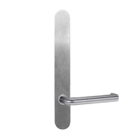 Lockwood 5805 Round End Plate With 144 Lever Satin Chrome 5805/144SC