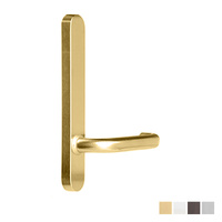 Lockwood 5805 Narrow Round End Plate with 70 Lever - Available in Various Finishes