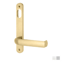 Lockwood 5901 Round End Plate with Cylinder Hole and 77 Lever - Available in Various Finishes