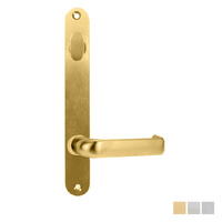 Lockwood 5904 Round End Plate with Turn and 77 Lever - Available in Various Finishes