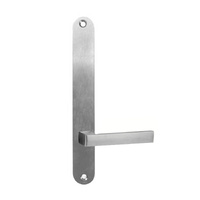 Lockwood 5905 Round End Plate with 101 Lever Satin Chrome 5905/101SC