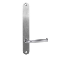 Lockwood 5905 Round End Plate with 102 Lever Satin Chrome 5905/102SC