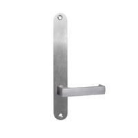 Lockwood 5905 Round End Plate with 112 Lever Satin Chrome 5905/112SC