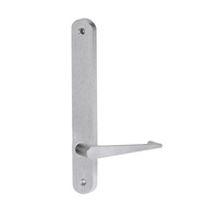 Lockwood 5905 Round End Plate with 133 Lever Satin Chrome 5905/133SC