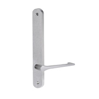 Lockwood 5905 Round End Plate with 145 Lever Satin Chrome 5905/145SC