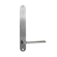 Lockwood 5905 Round End Plate With 178 Lever Satin Chrome 5905/178SC