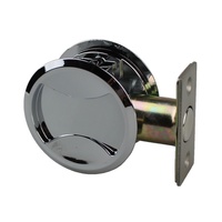Lockwood Cavity Sliding Door Passage Set Polished Chrome 7450CPDP