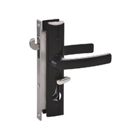 Lockwood Security Screen Door Lock No Cylinder Black 8654BLK