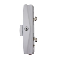 Lockwood Onyx Sliding Patio Door Lock Slim Inner & Outer Pull White 9A3A25PWH