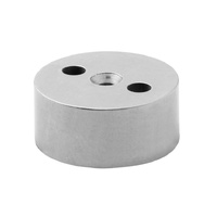 Lockwood Half Moon Door Stop Packer Satin Chrome A292SC