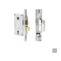 Lockwood Rebated Narrow Mortice Lock 42mm Backset - Available in Chrome Plate and Satin Chrome Pearl Finish