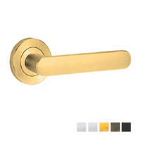 Lockwood Symphony 106 Door Lever on Round Rose Full Set - Available in Various Finishes