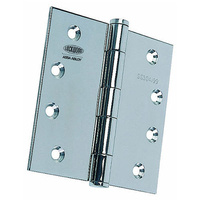 *Nonreturnable Item* Lockwood Fixed Pin Hinge Polished Stainless Steel 100X100X2.5mm LW10000FPPSS (MTO 4)