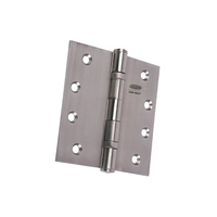 Lockwood Door Butt Hinge 100x75x2.5mm Ball Bearing Stainless Steel LW10075BBSSS 